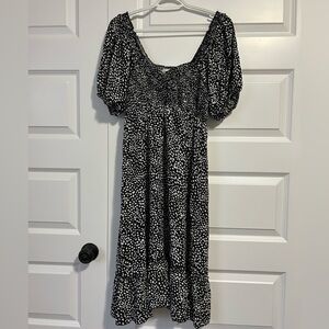 Impressions Black and White Dress